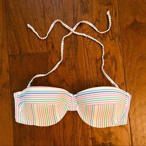 NWOT J. Crew Rainbow Seersucker Top - 36D